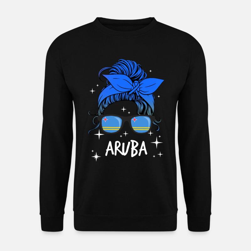 Aruba - Unisex Pullover - Schwarz