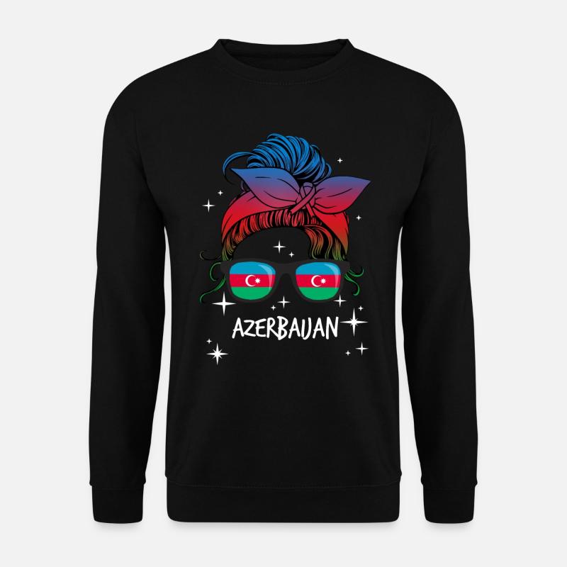 Aserbaidschan - Unisex Pullover - Schwarz