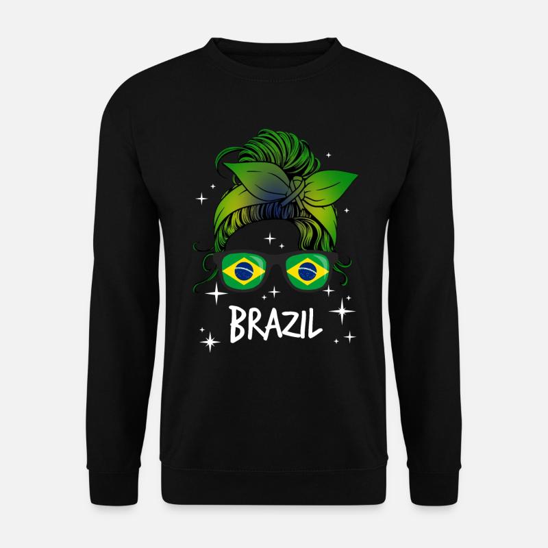 Brasilien - Unisex Pullover - Schwarz
