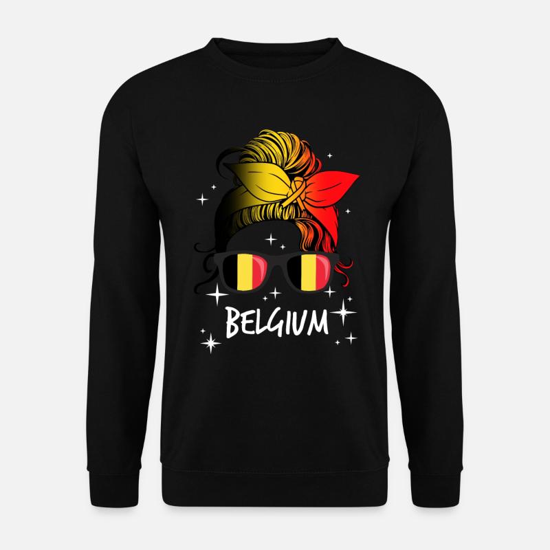 Belgium - Unisex Sweatshirt - black