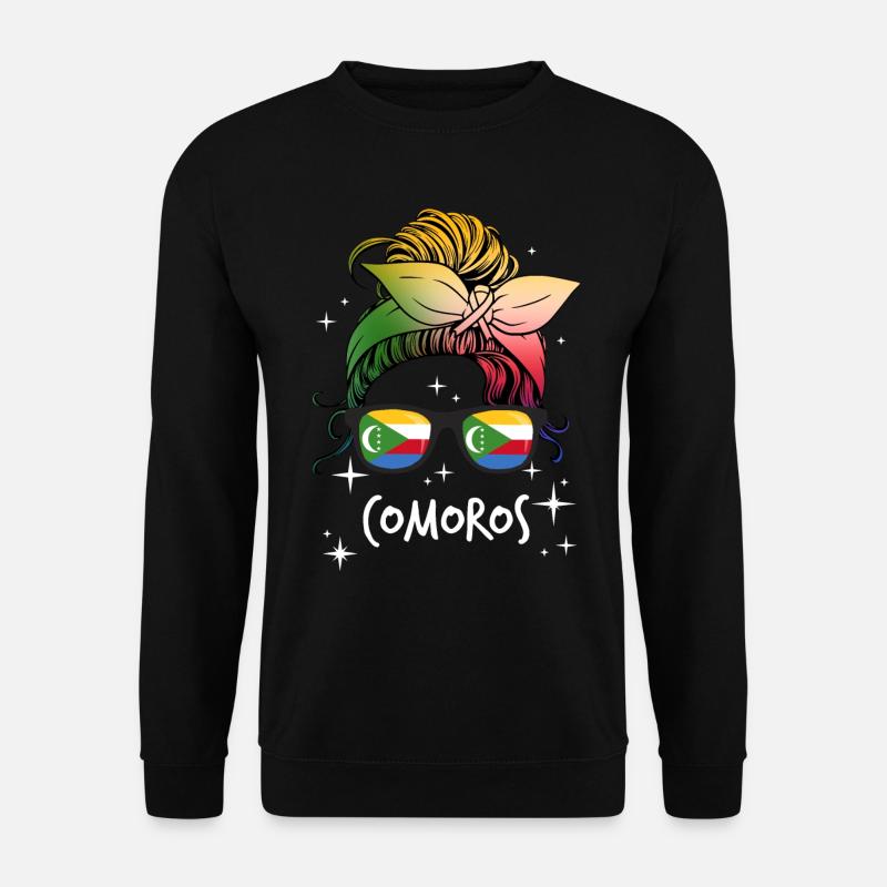 Komoren - Unisex Pullover - Schwarz