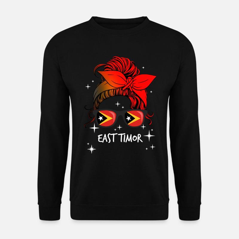 Timor oriental - Sweat-shirt Unisexe - noir