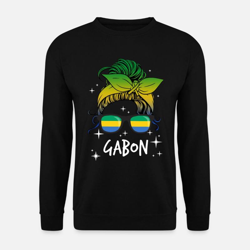 Gabun - Unisex Pullover - Schwarz