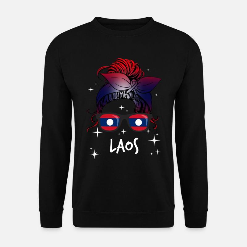Laos - Unisex Sweatshirt - black