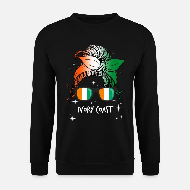 Ivory Coast - Unisex Sweatshirt - black