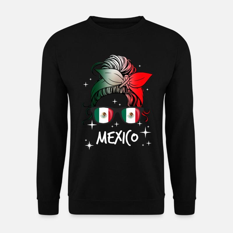 Mexiko - Unisex Pullover - Schwarz