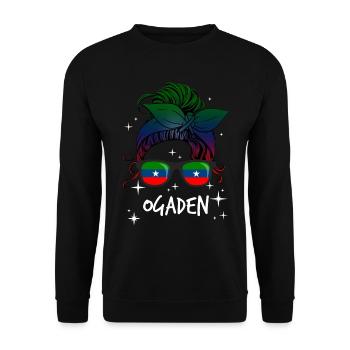 Ogaden - Unisex Sweatshirt - black - Front - Alina (178cm) & Michal (187cm)