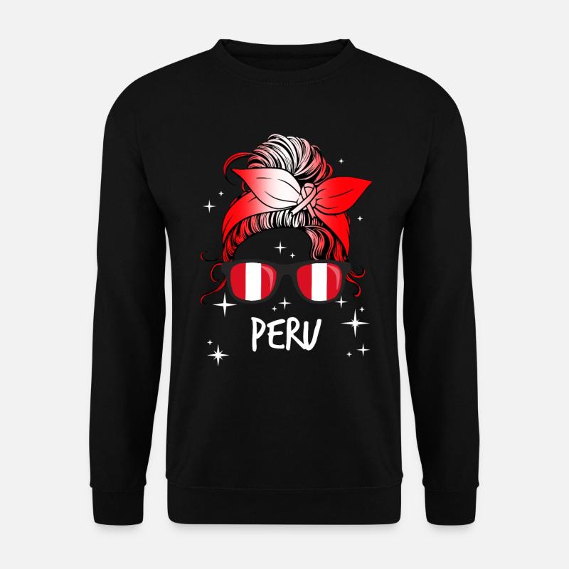 Peru - Unisex Pullover - Schwarz