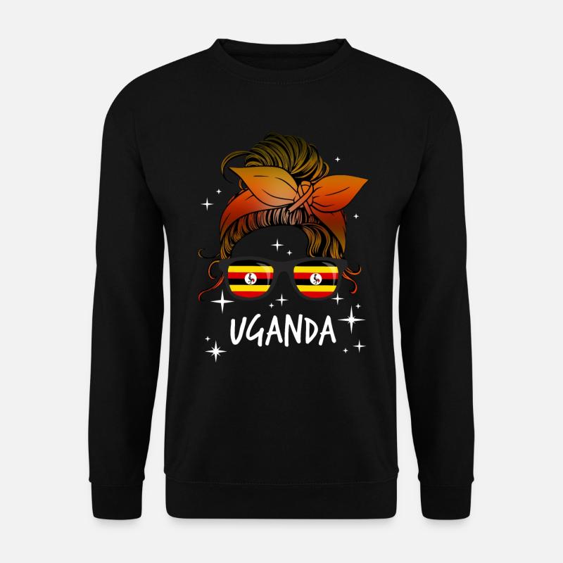 Ouganda - Sweat-shirt Unisexe - noir