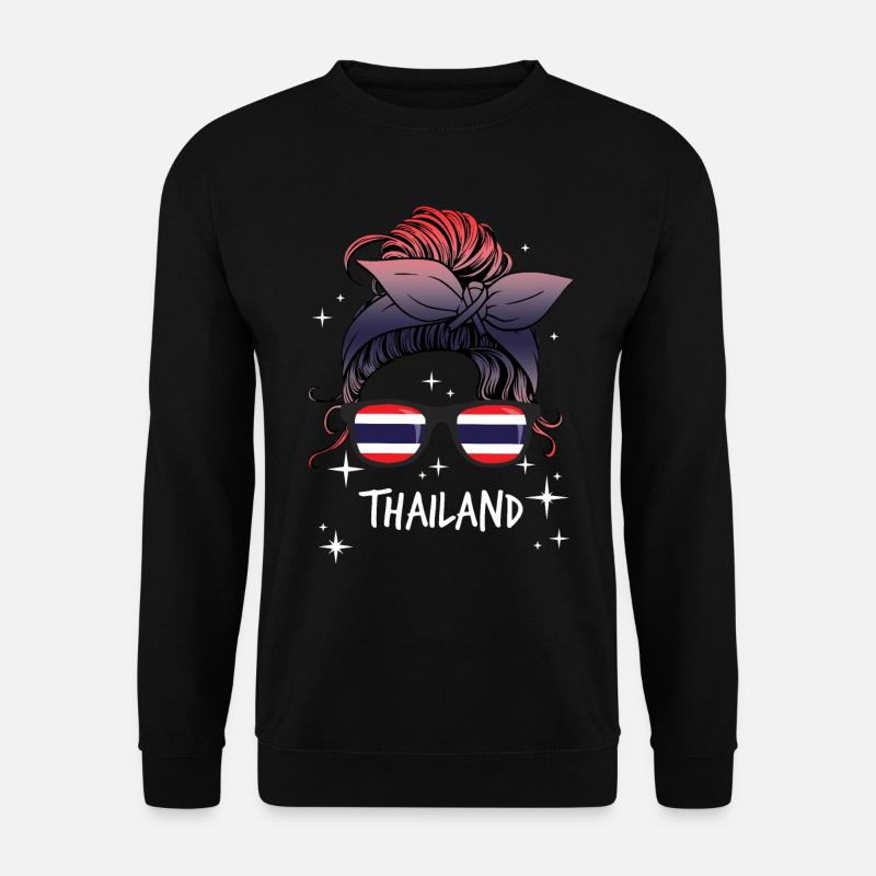 Thailand - Unisex Pullover - Schwarz