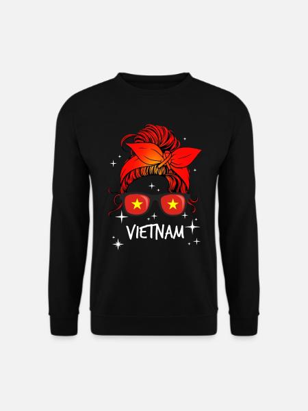 Vietnam - Unisex Pullover - Schwarz