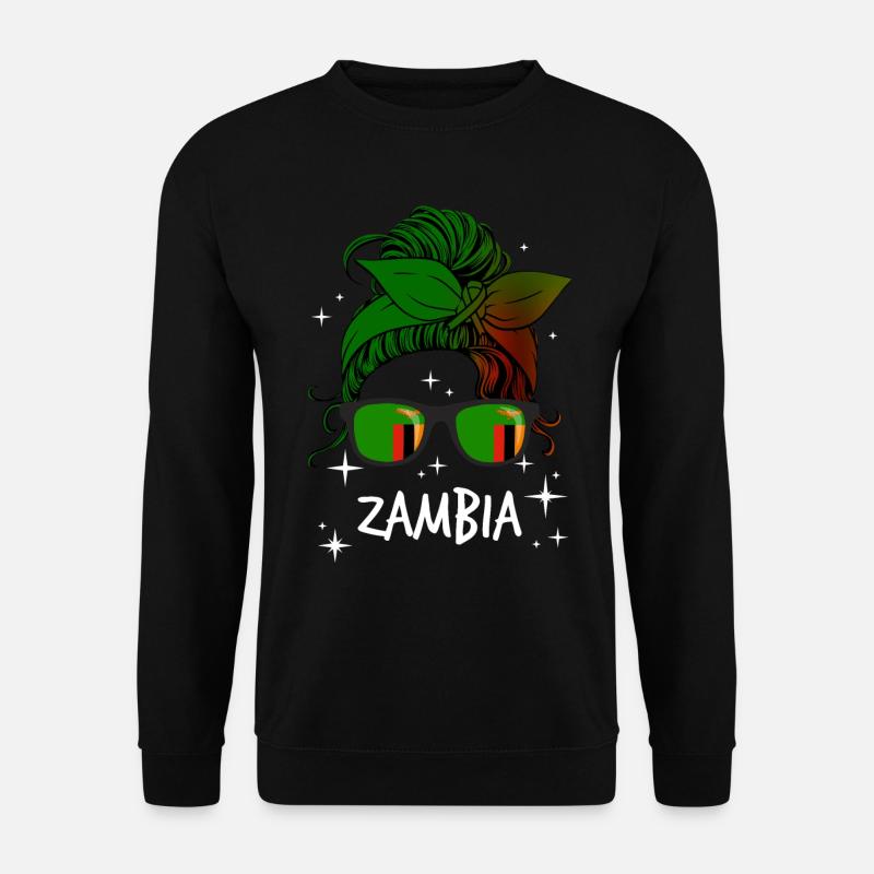 Zambia - Unisex Sweatshirt - black