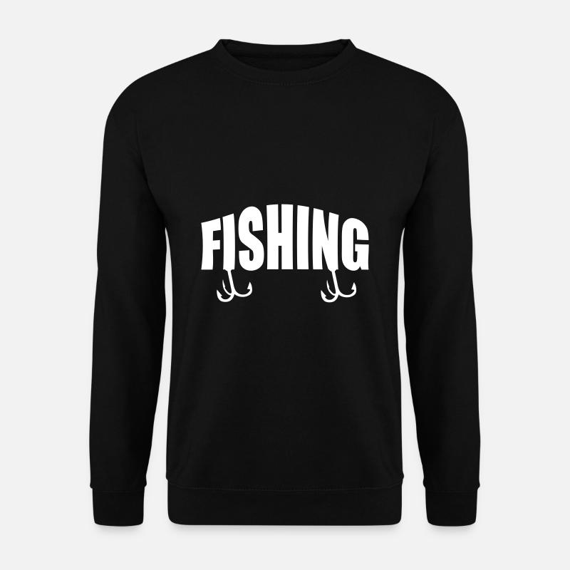 leurre de pêche - Sweat-shirt Unisexe - noir