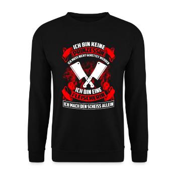 N - aucune princesse - Sweat-shirt Unisexe - noir - Devant - Alina (178cm) & Michal (187cm)