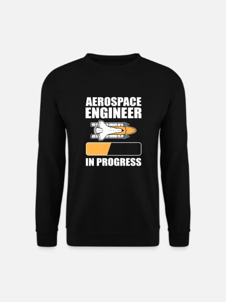 Aerospace Engineer In Progress - Unisex Sweatshirt - black