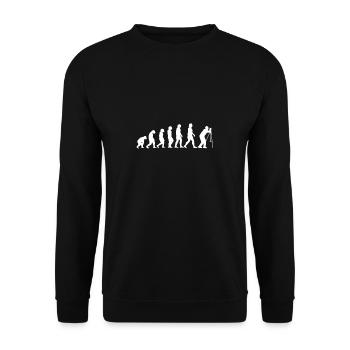 Cartographer. Property inspector. Surveyor - Unisex Sweatshirt - black - Front - Alina (178cm) & Michal (187cm)