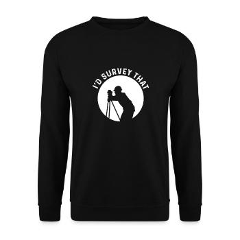 Patriotic discus thrower Usa Discus Thrower. - Unisex Sweatshirt - black - Front - Alina (178cm) & Michal (187cm)