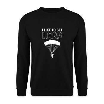 Ich Mag Es, Tief Zu Gehen! Für - Unisex Pullover - Schwarz - Vorne - Alina (178cm) & Michal (187cm)