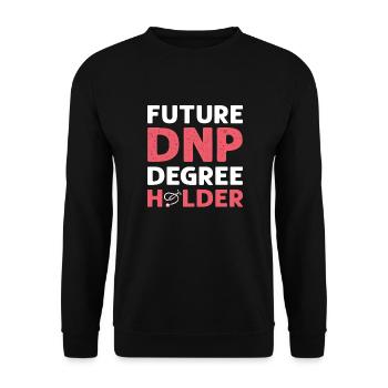 Futurs diplômés Dnp. Infirmière Dnp - Sweat-shirt Unisexe - noir - Devant - Alina (178cm) & Michal (187cm)