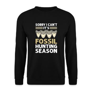 Unfortunately, I can't. It's - Unisex Sweatshirt - black - Front - Alina (178cm) & Michal (187cm)