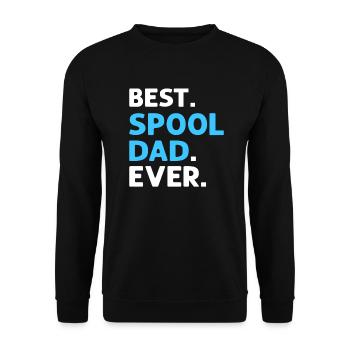Le meilleur papa spool de tous les temps. Nettoyeur de piscine. - Sweat-shirt Unisexe - noir - Devant - Alina (178cm) & Michal (187cm)