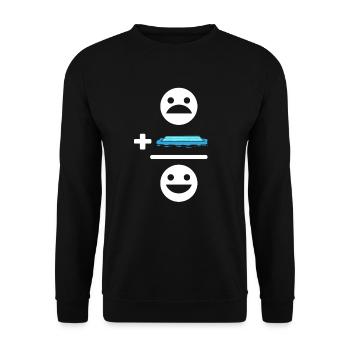 Pool cleaner. Pool Service Technician. - Unisex Sweatshirt - black - Front - Alina (178cm) & Michal (187cm)