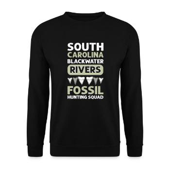 South Carolina Blackriver's Fossil Tooth Hunt - Unisex Sweatshirt - black - Front - Alina (178cm) & Michal (187cm)