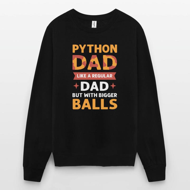 Python-vater. Herpetologen. Königspython Unisex Pullover