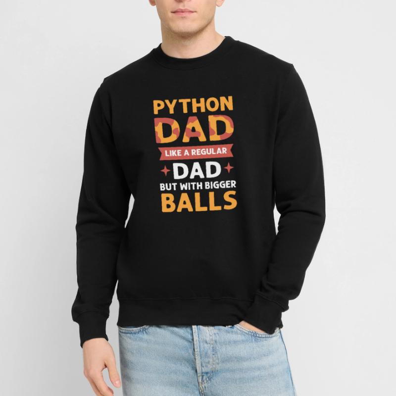 Python père. Herpetologists. Roi Python Sweat-shirt Unisexe