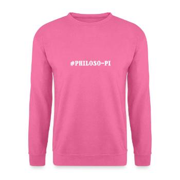 Philoso-pi. Espion secret. Détective privé - Sweat-shirt Unisexe - rose - Devant