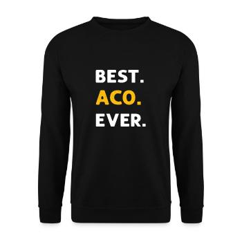 Der Beste Aco Aller Zeiten. Tierrettung. - Unisex Pullover - Schwarz - Vorne - Alina (178cm) & Michal (187cm)