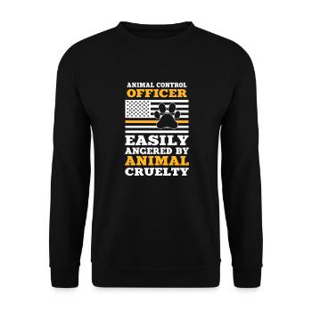 Aco. Animal rescue. Animal inspector - Unisex Sweatshirt - black - Front - Alina (178cm) & Michal (187cm)