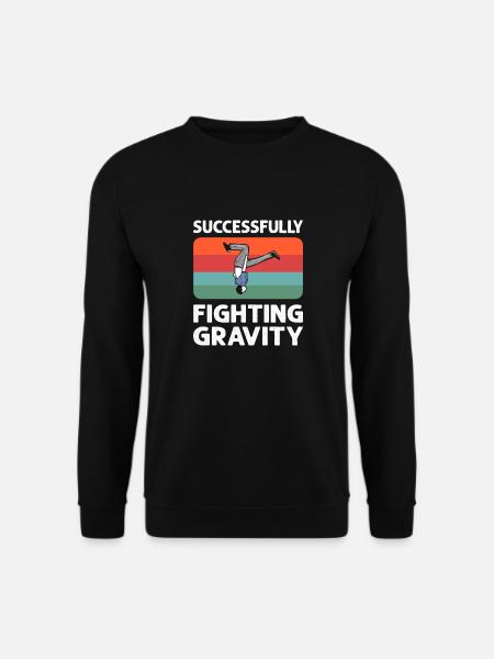 Erfolgreich Gegen Die Schwerkraft. Parcours - Unisex Pullover - Schwarz