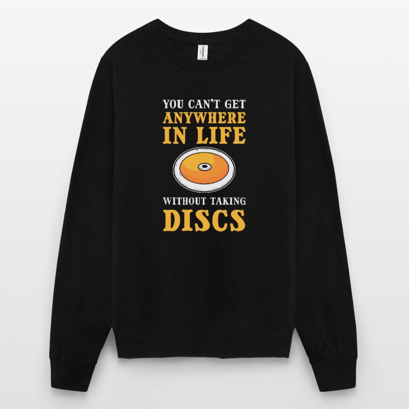 Discus throwing. Discus thrower. Discus throw Unisex Sweatshirt