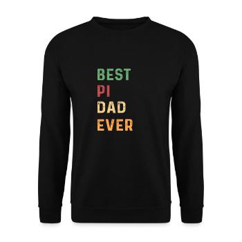 Best Private Detective Dad Ever. Private - Unisex Sweatshirt - black - Front - Alina (178cm) & Michal (187cm)
