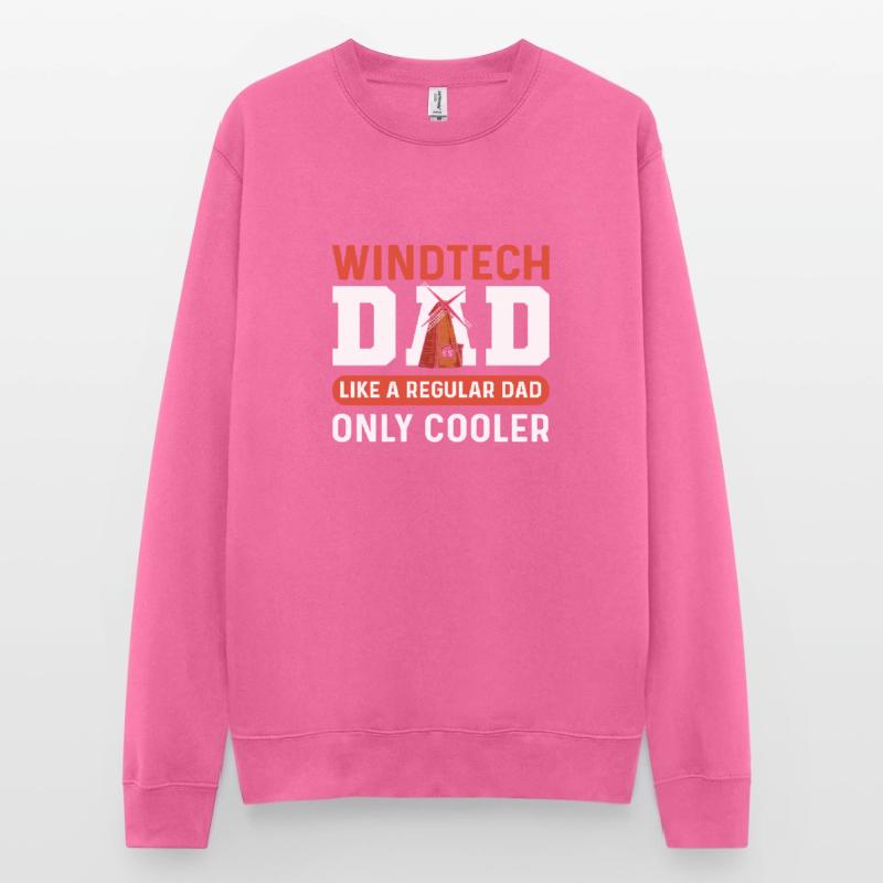 Wind Tech Dad. Windmill operators. Unisex Sweatshirt