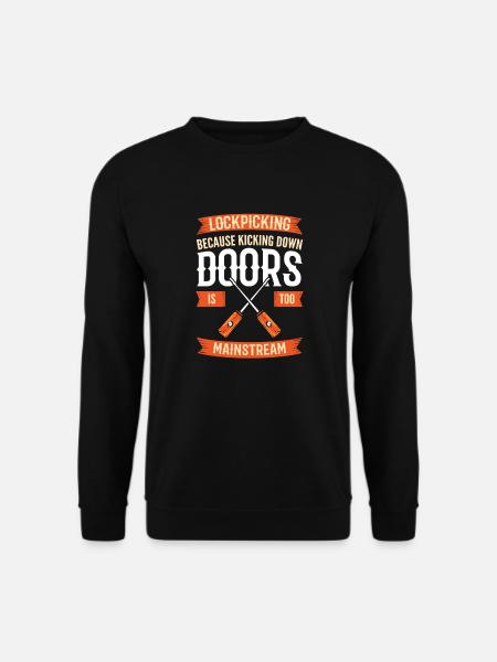 For professional locksmiths. - Unisex Sweatshirt - black