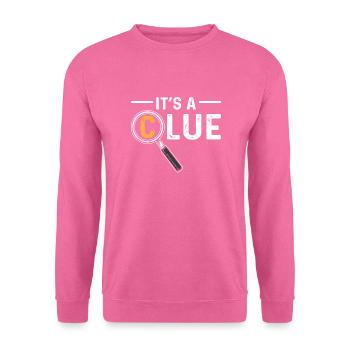 C’est un indice. Espion secret. Détective privé. - Sweat-shirt Unisexe - rose - Devant