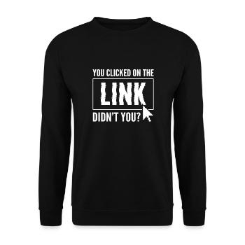 White Hat Hacker. Cyber warriors. - Unisex Sweatshirt - black - Front - Alina (178cm) & Michal (187cm)