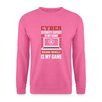 White Hat Hacker. Cyber warriors. - Unisex Sweatshirt - pink - Front