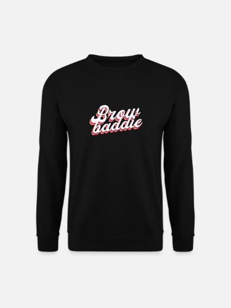Brow Baddie. Microblading eyebrow - Unisex Sweatshirt - black