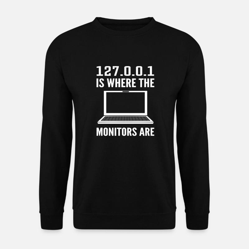 White Hat Hacker. Cyber-krieger. - Unisex Pullover - Schwarz