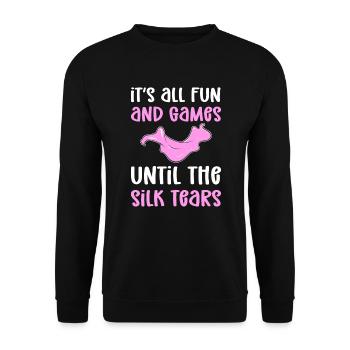 Tout est amusant - Sweat-shirt Unisexe - noir - Devant - Alina (178cm) & Michal (187cm)