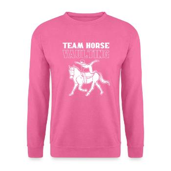 Team Horse Quarter -Horse Riding Horse Farm - Sweat-shirt Unisexe - rose - Devant