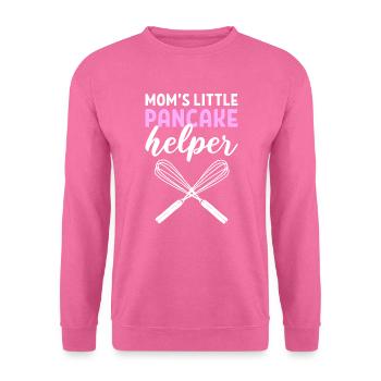 Flapjack Mamas Little Pancake Helper - Unisex Sweatshirt - pink - Front