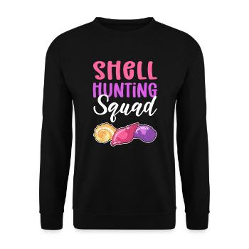 Grenade hunting squad. Shellfish collecting flotsam - Unisex Sweatshirt - black - Front - Alina (178cm) & Michal (187cm)