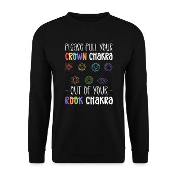 Guérisseur spirituel Praticien de Reiki Travailleur de Lumière - Sweat-shirt Unisexe - noir - Devant - Alina (178cm) & Michal (187cm)