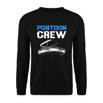 Équipage ponton pour la navigation de ponton. - Sweat-shirt Unisexe - noir - Devant - Alina (178cm) & Michal (187cm)