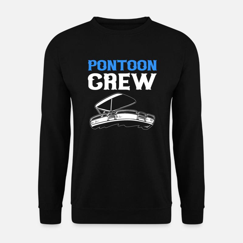 Ponton-Crew Für Pontonbootfahren. - Unisex Pullover - Schwarz