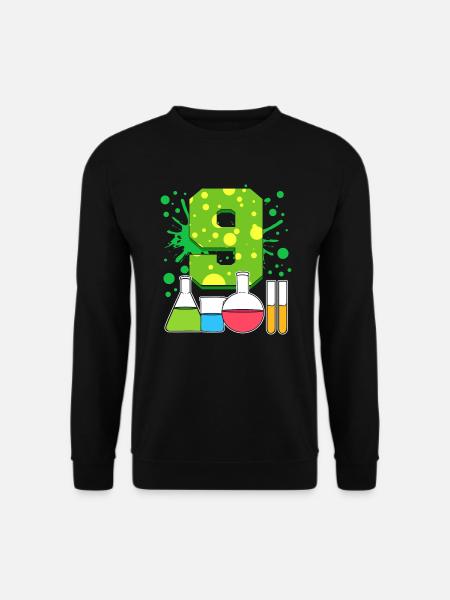 9. Geburtstag. 9 Jahre Alt. Geburtstag Der - Unisex Pullover - Schwarz